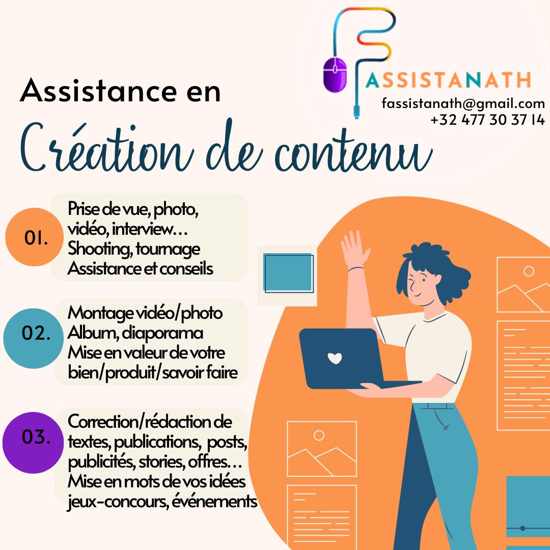 Création de contenus